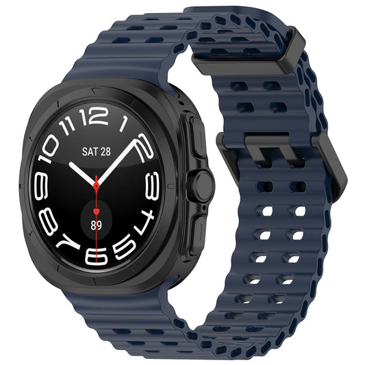 Techsuit W062 reim for Samsung Galaxy Watch Ultra, Marineblå
