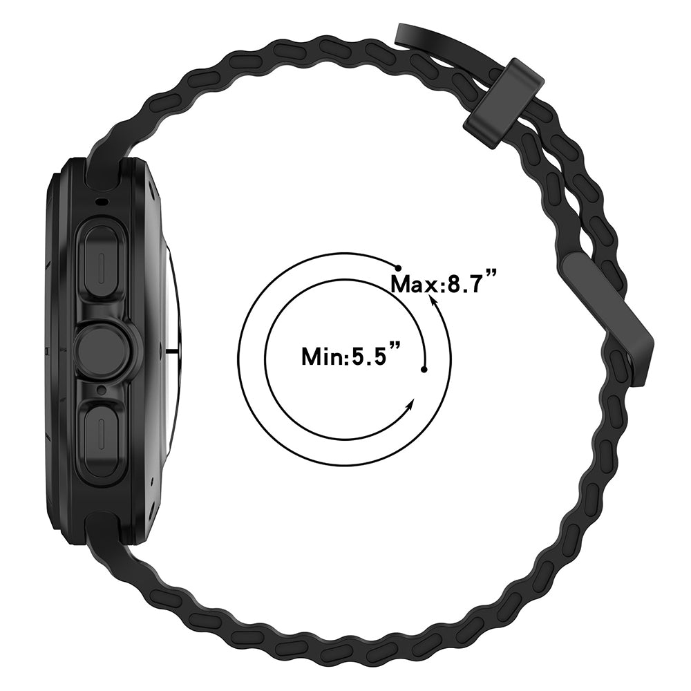 Techsuit W062 reim for Samsung Galaxy Watch Ultra, Svart