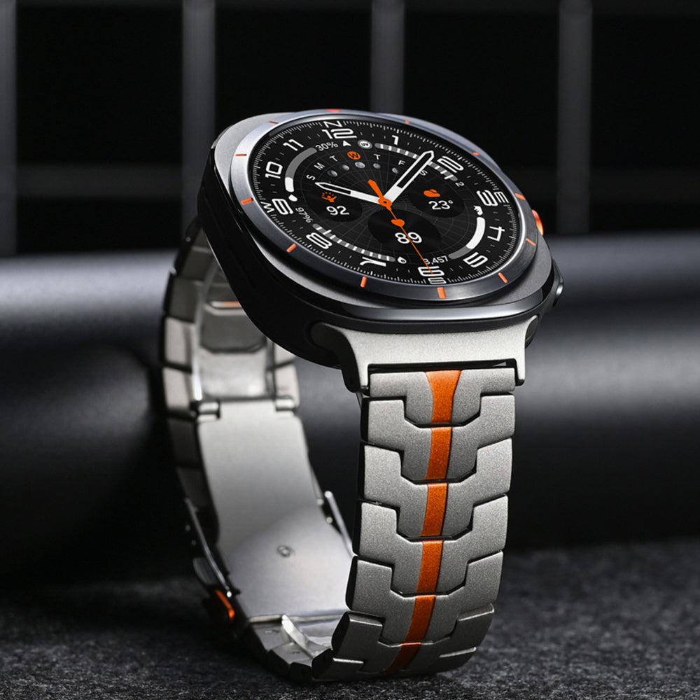 Techsuit W063 reim for Samsung Galaxy Watch Ultra, Sølv