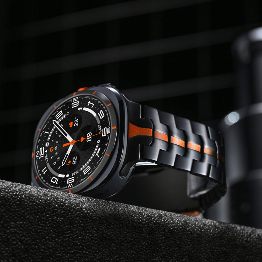 Techsuit W063 reim for Samsung Galaxy Watch Ultra, Sølv