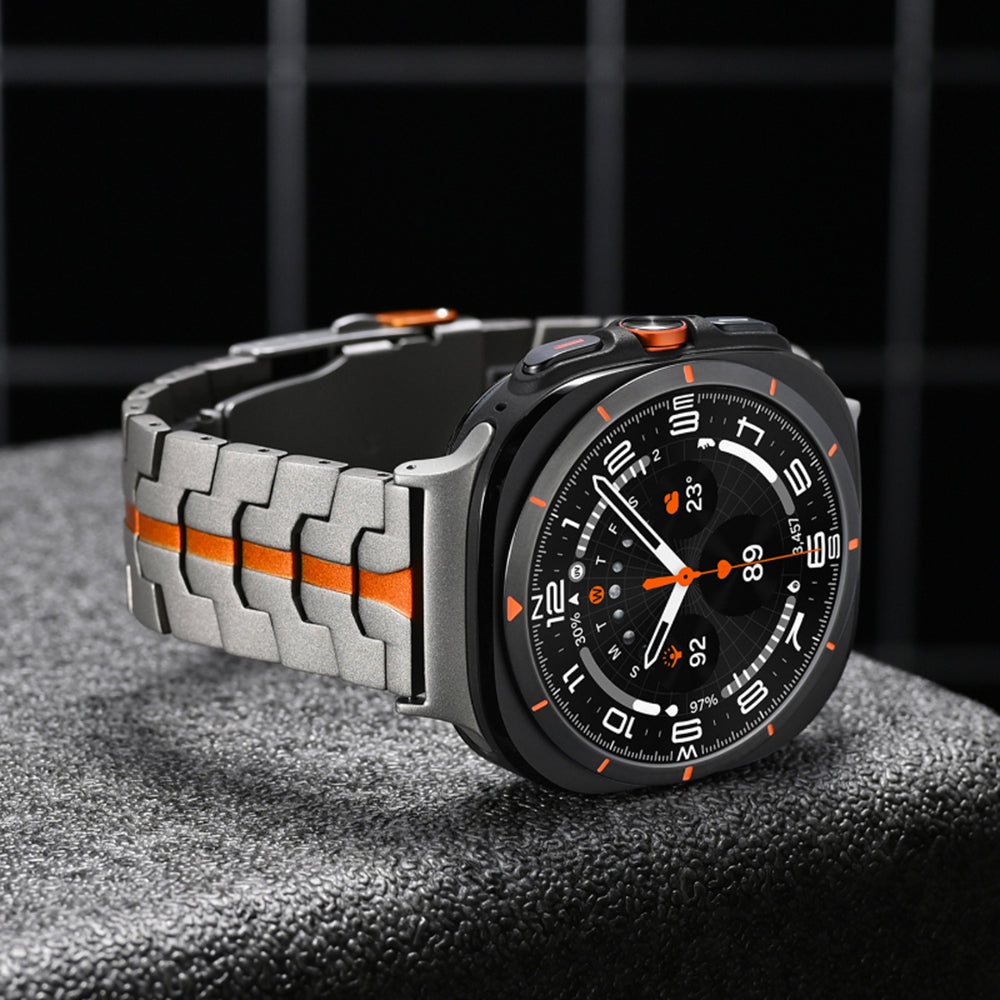 Techsuit W063 reim for Samsung Galaxy Watch Ultra, Oransje