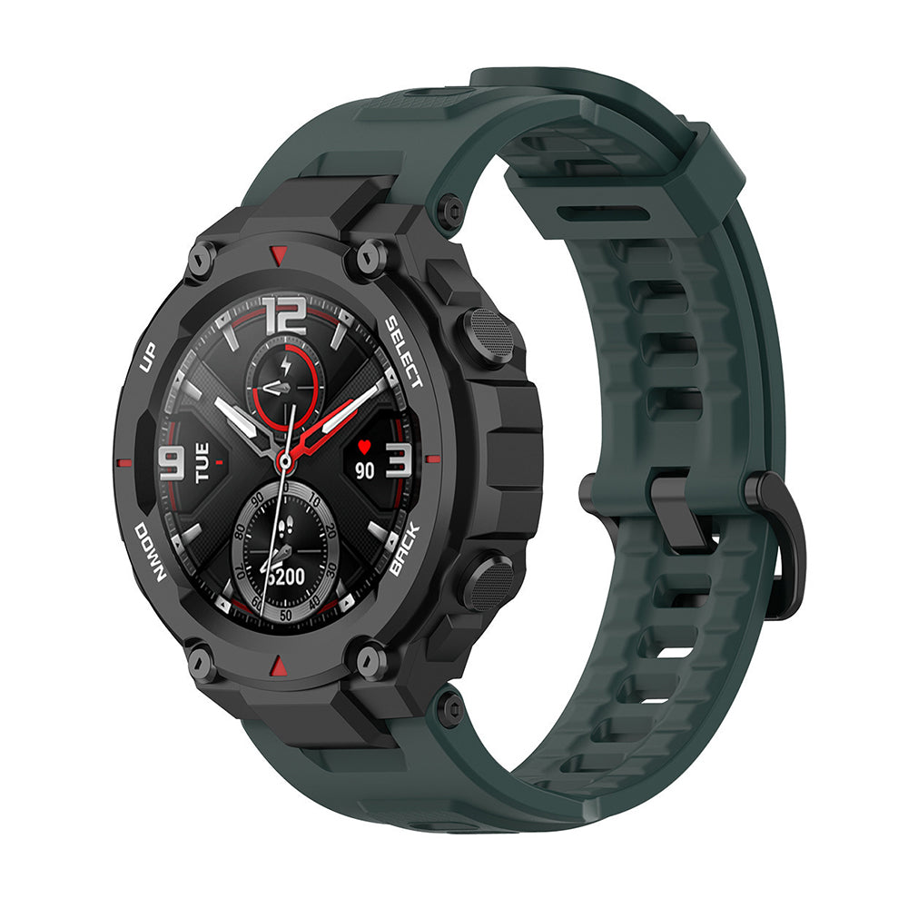 Techsuit W067 reim for Amazfit T-Rex Pro / T-Rex, Mørkegrønn