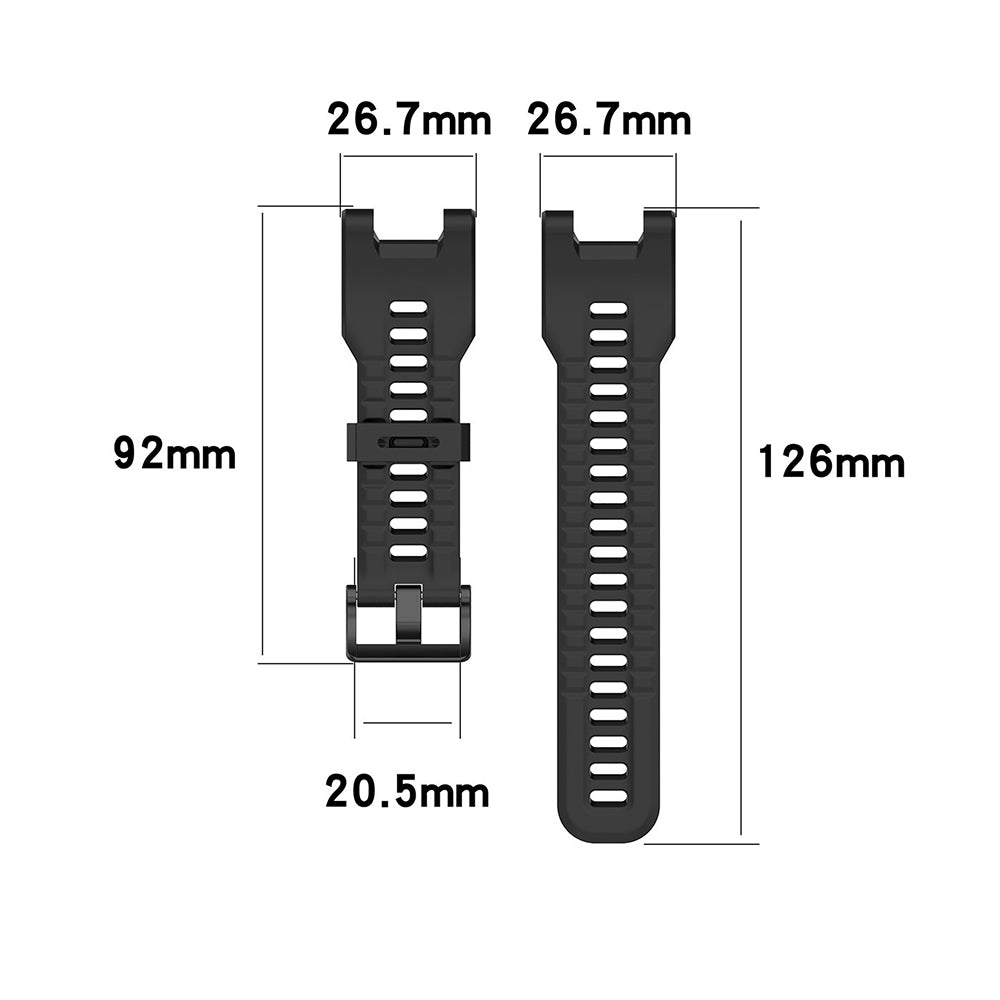 Techsuit W067 reim for Amazfit T-Rex Pro / T-Rex, Mørkegrønn