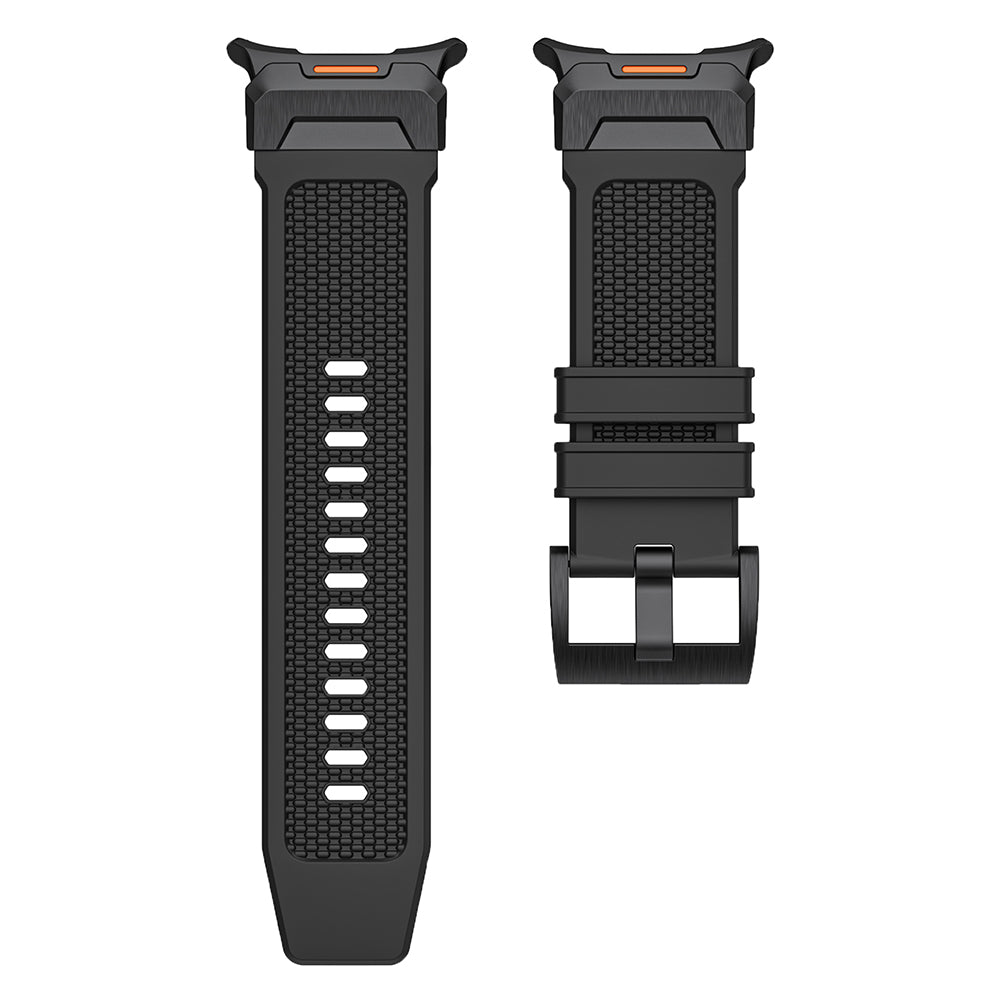 Techsuit W068 reim for Samsung Galaxy Watch Ultra, Svart Sølv
