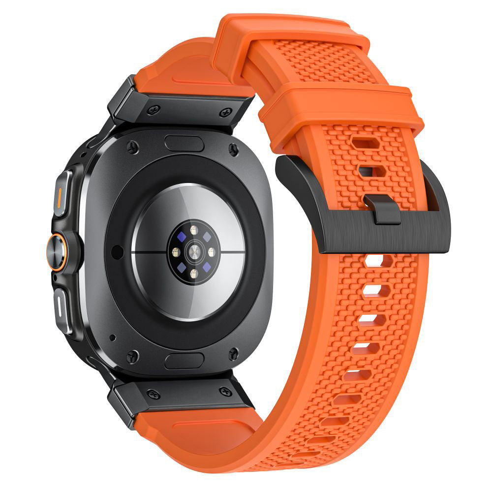 Techsuit W068 rem for Samsung Galaxy Watch Ultra Series, oransje svart