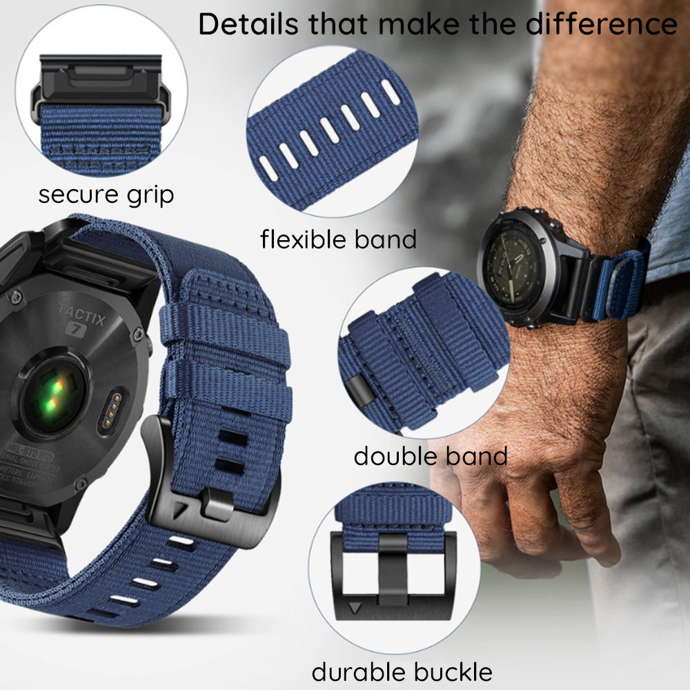 Techsuit W070 reim for Garmin Watch Fenix Series, 26mm, Oransje