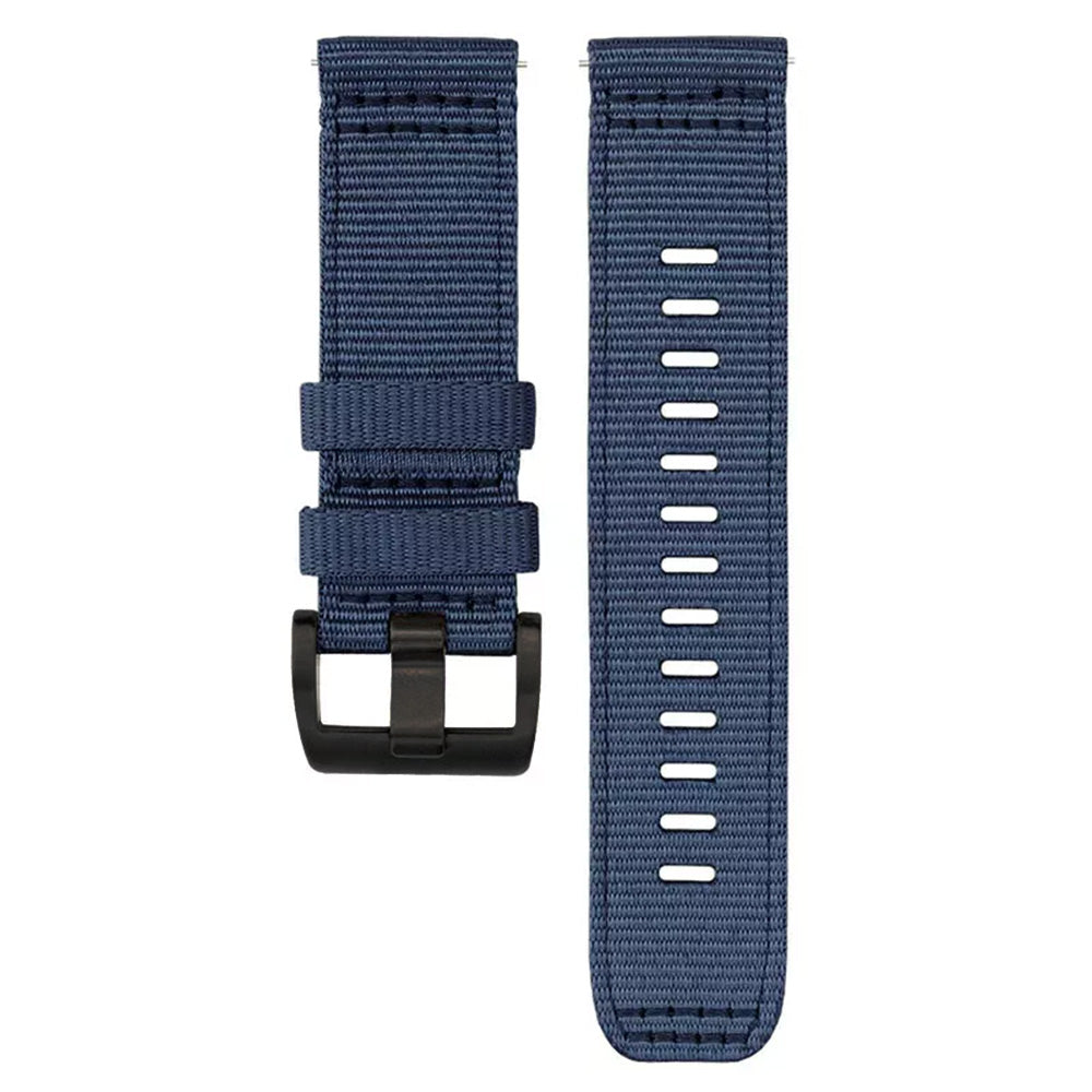 Techsuit W070 reim for Samsung Galaxy Watch / Huawei Watch Series, 22mm, Marineblå