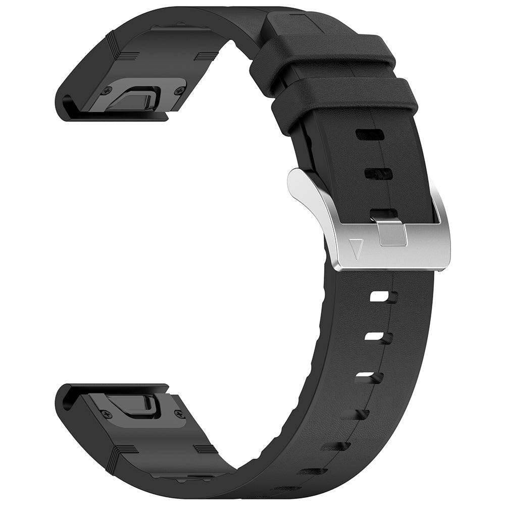 Techsuit W071 reim for Garmin Instinct / Approach / Fenix Watch Series, 20mm, Svart