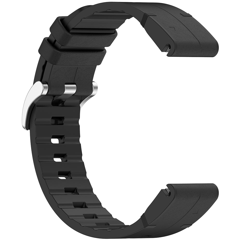 Techsuit W071 reim for Garmin Instinct / Approach / Fenix Watch Series, 20mm, Svart