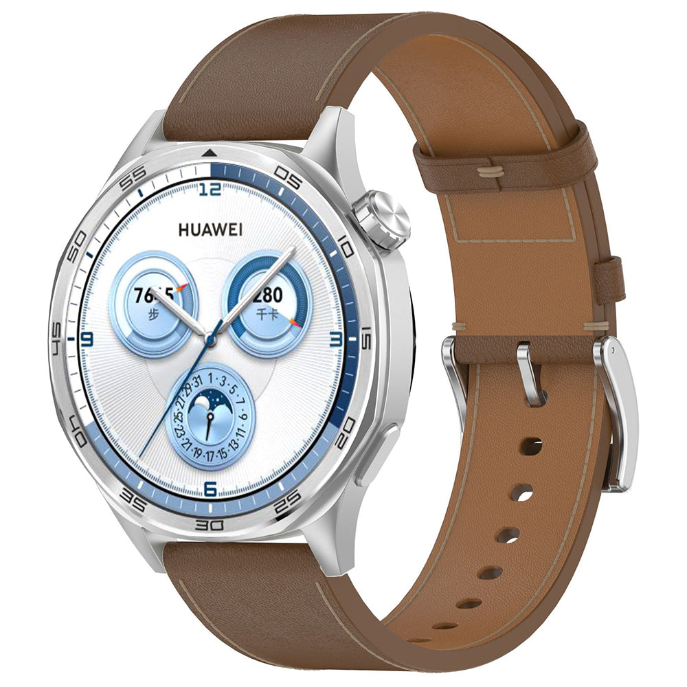 Techsuit W073 reim for Samsung Galaxy Watch Series, 20mm, Brun