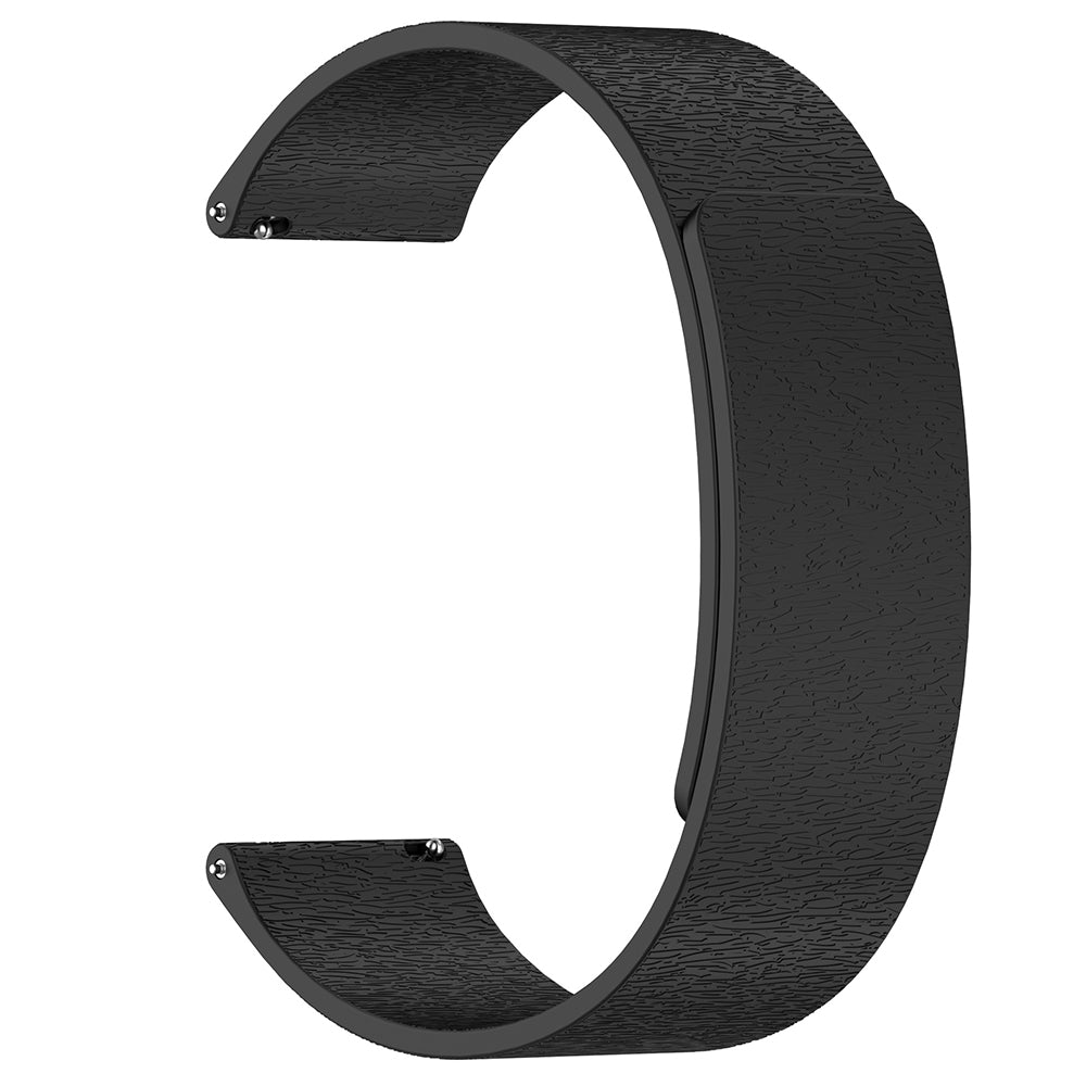 Techsuit W074 reim for Huawei Watch / Garmin Watch Series, 18mm, Svart