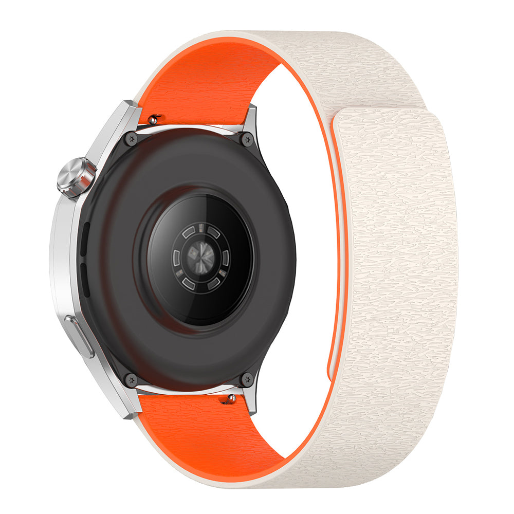 Techsuit W074 reim for Samsung Galaxy Watch Series, 20mm, Grå Oransje
