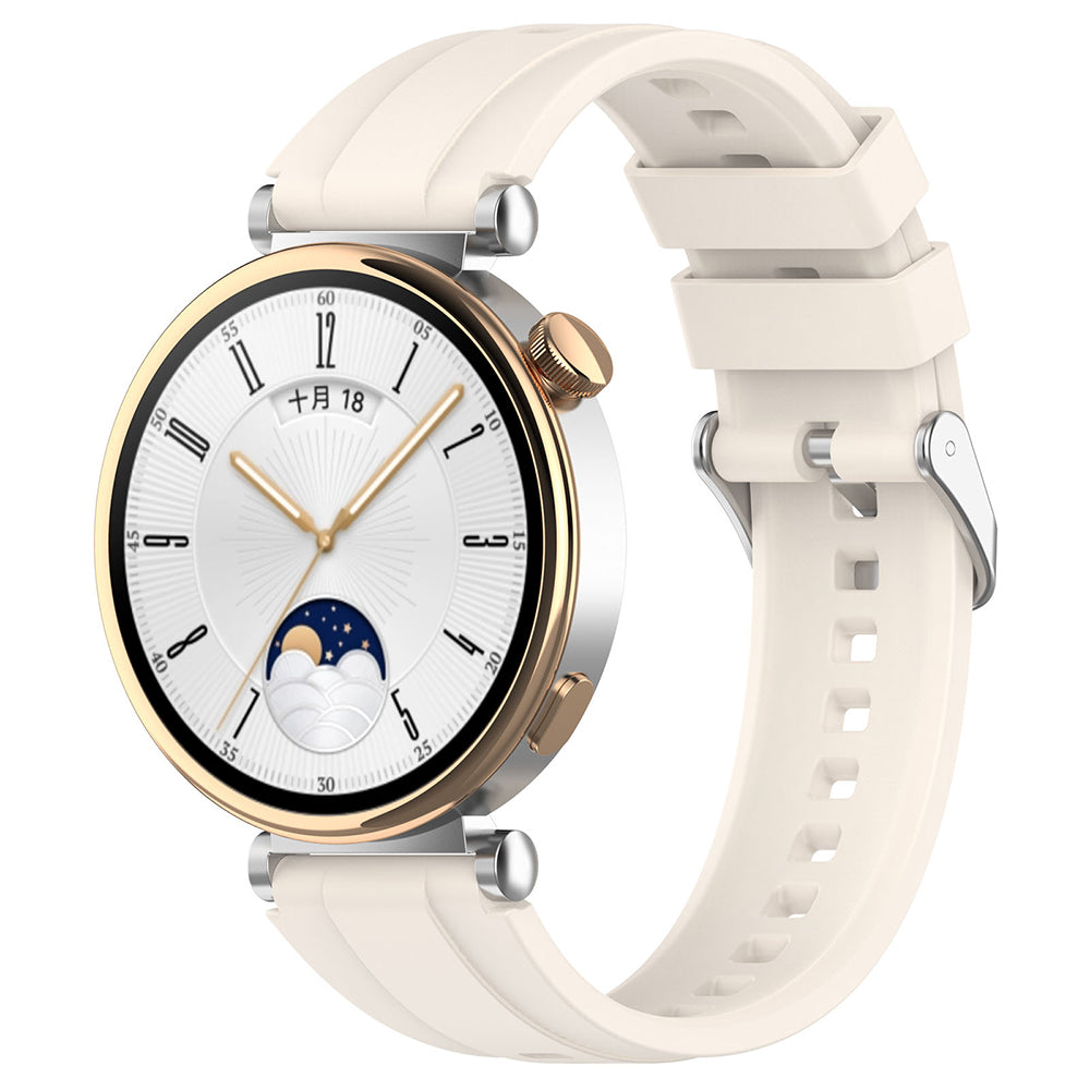 Techsuit W075 reim for Huawei Watch / Garmin Watch Series, 18mm, Beige