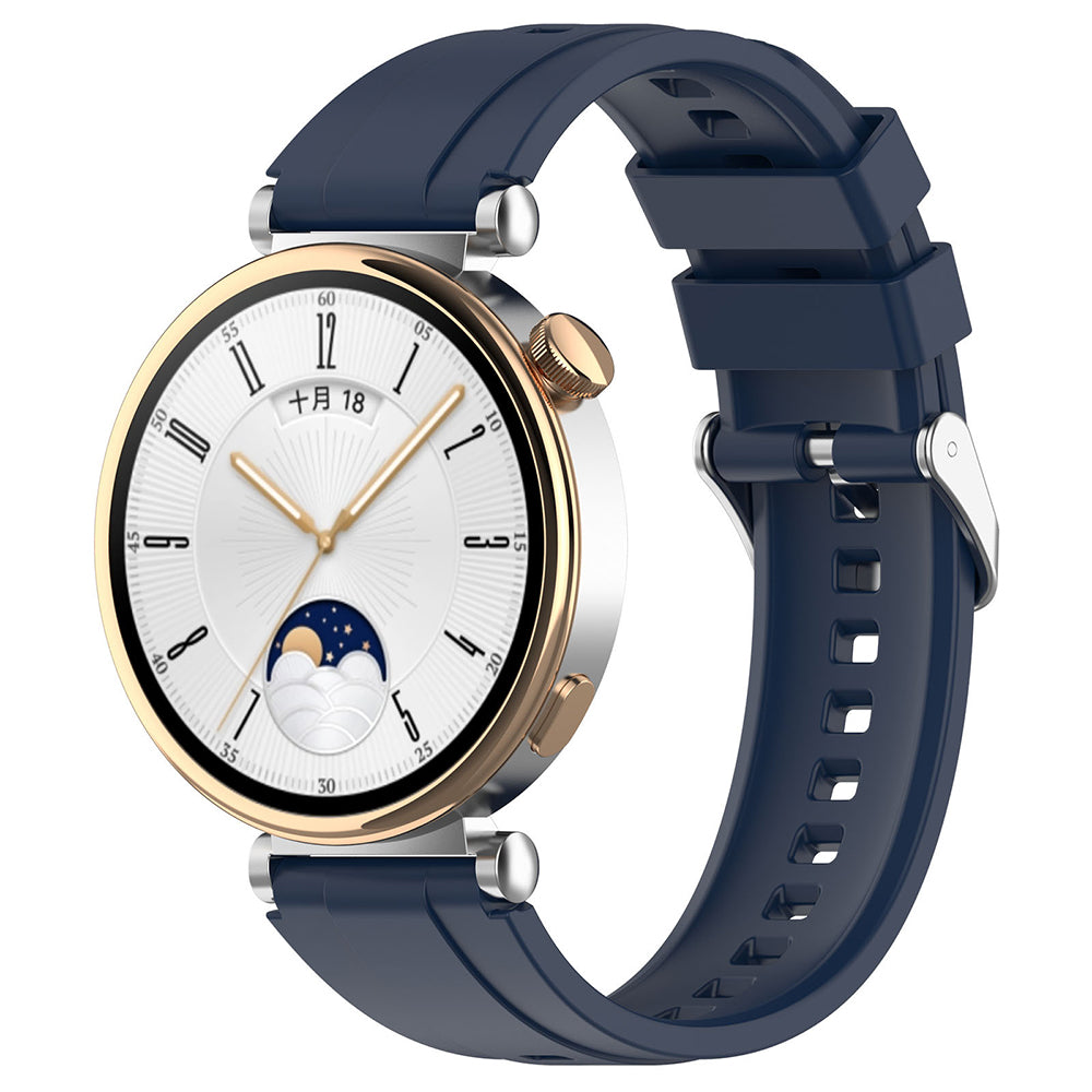 Techsuit W075 reim for Huawei Watch / Garmin Watch Series, 18mm, Marineblå