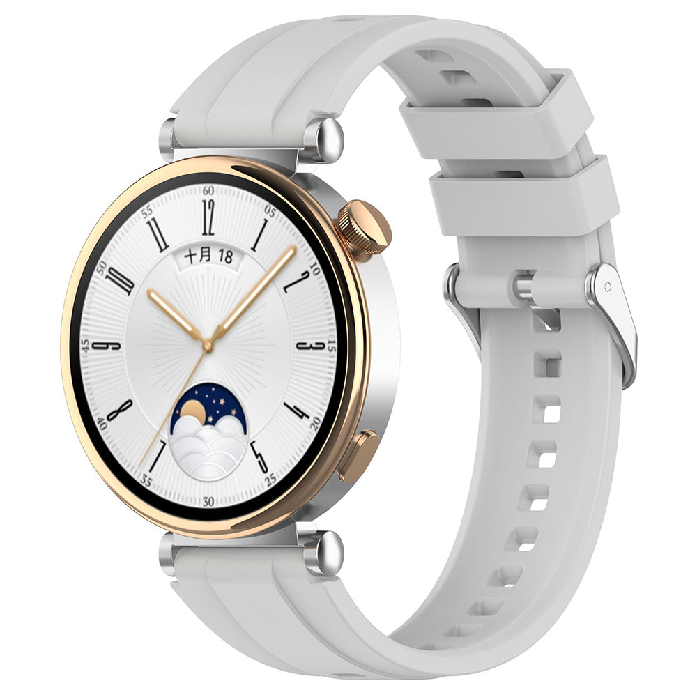 Techsuit W075 reim for Huawei Watch / Garmin Watch Series, 18mm, Grå