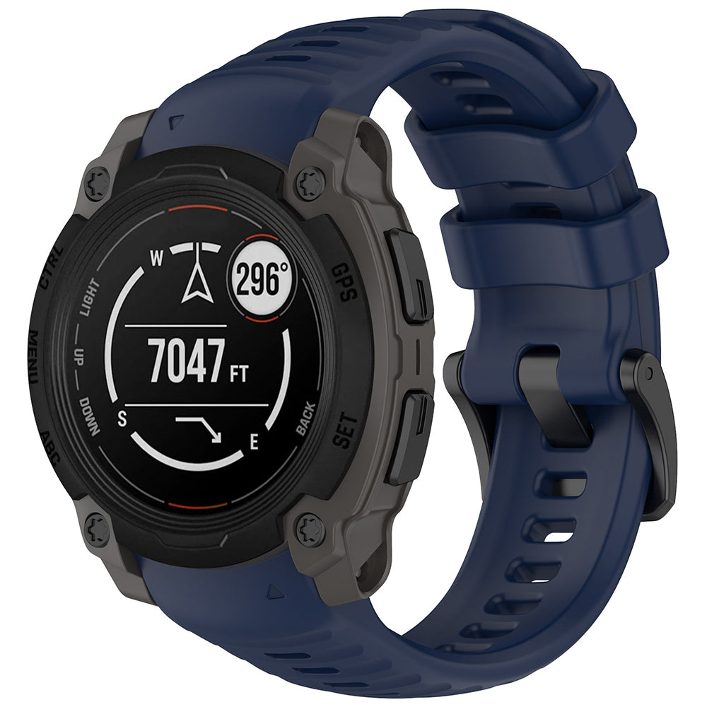 Techsuit W076 reim for Garmin Instinct E 45mm, Mørkeblå