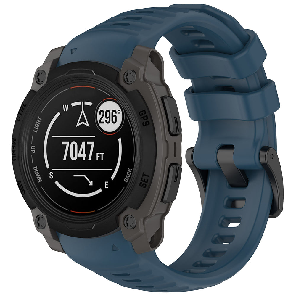 Techsuit W076 reim for Garmin Instinct E 45mm, Marineblå