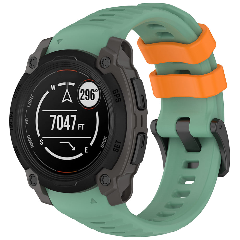 Techsuit W076 reim for Garmin Instinct E 45mm, Lys Grønn