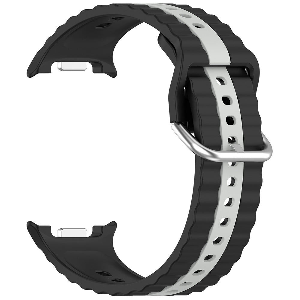 Techsuit W078 rem for Samsung Galaxy Watch8 / Watch8 Classic-serien, svart