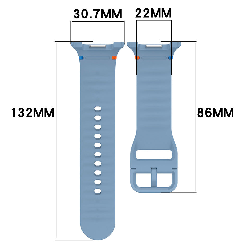Techsuit W079 reim for Samsung Galaxy Watch8 / Watch8 Classic Series, Grå