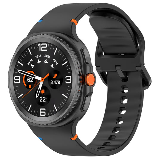 Techsuit W079 reim for Samsung Galaxy Watch 8 Classic / Watch8 44mm / Watch 8 40mm, Svart