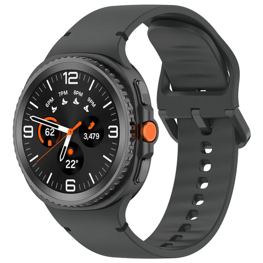 Techsuit W079 reim for Samsung Galaxy Watch 8 Classic / Watch8 44mm / Watch 8 40mm, Svart Grafitt