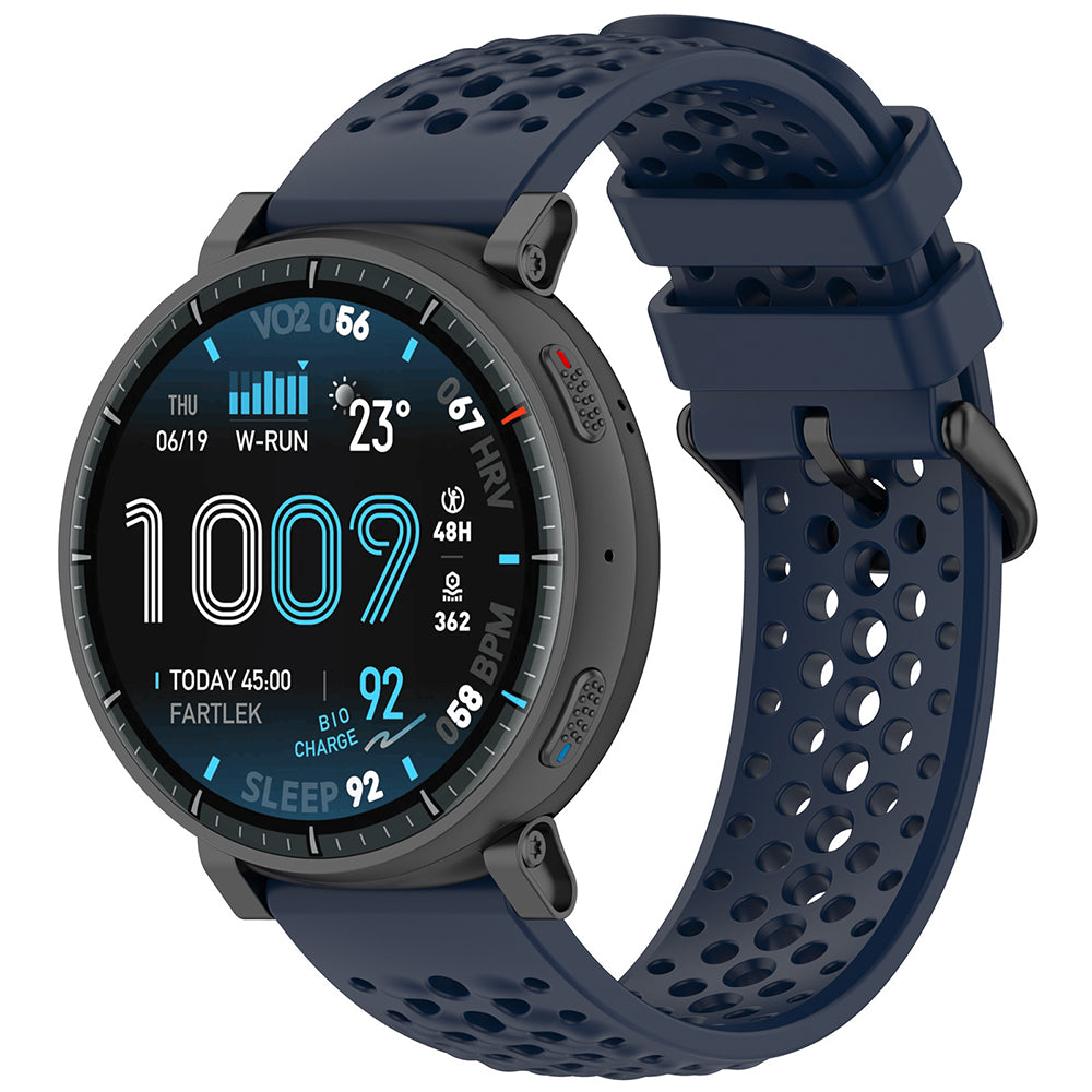 Techsuit W083 reim for Amazfit Watch / Samsung Watch Series, 22mm, Marineblå