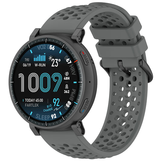 Techsuit W083 reim for Amazfit Watch / Samsung Watch Series, 22mm, Grå