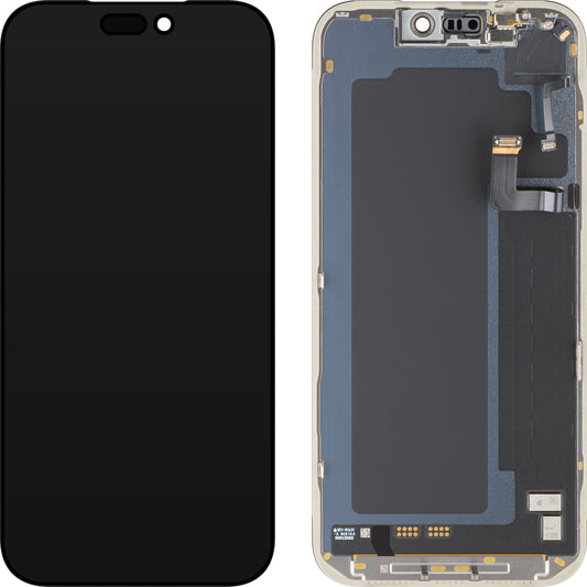 Display med Touchscreen Apple iPhone 17 Pro Max, med Ramme, Svart, Service Pack 661-56050