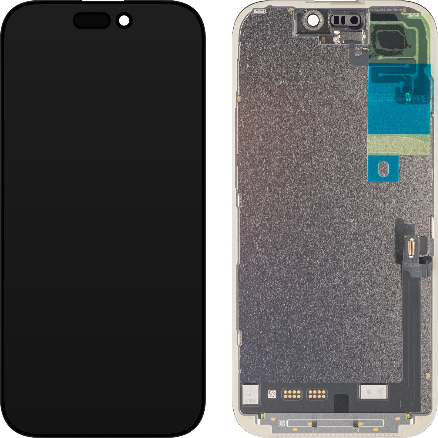 Display med Touchscreen Apple iPhone 17, med Ramme, Svart, Service Pack 661-56065