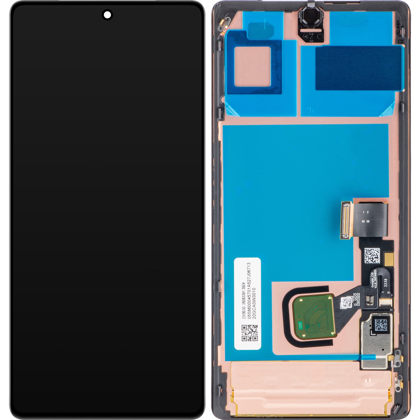 Google Pixel 7 Pro berøringsskjerm, Servicepakke G949-00290-01