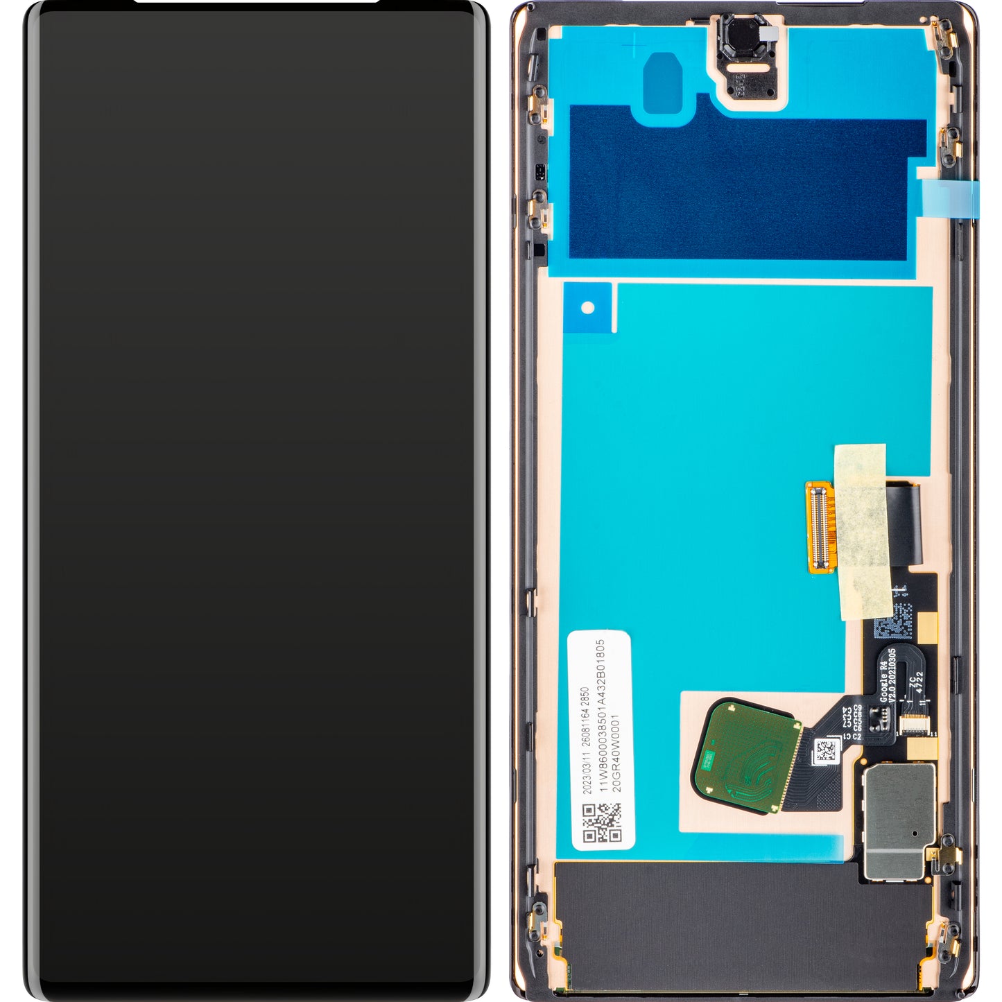 Google Pixel 6 Pro berøringsskjerm, servicepakke G949-0021219-01