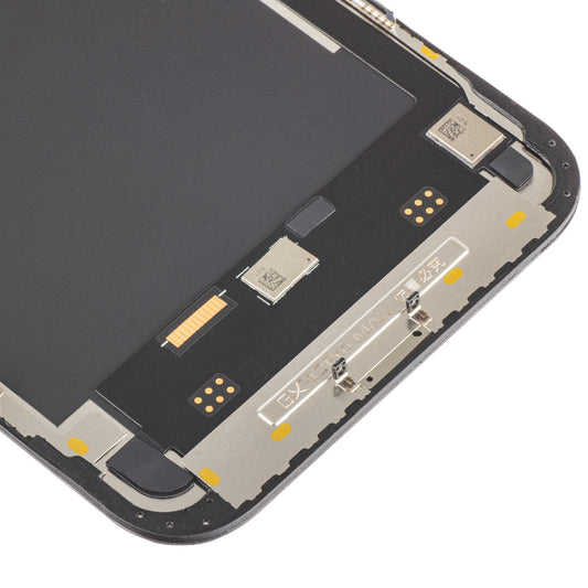 Display med Touchscreen GX for Apple iPhone 12 Pro Max, med ramme, OLED IC Movable-versjon, Svart