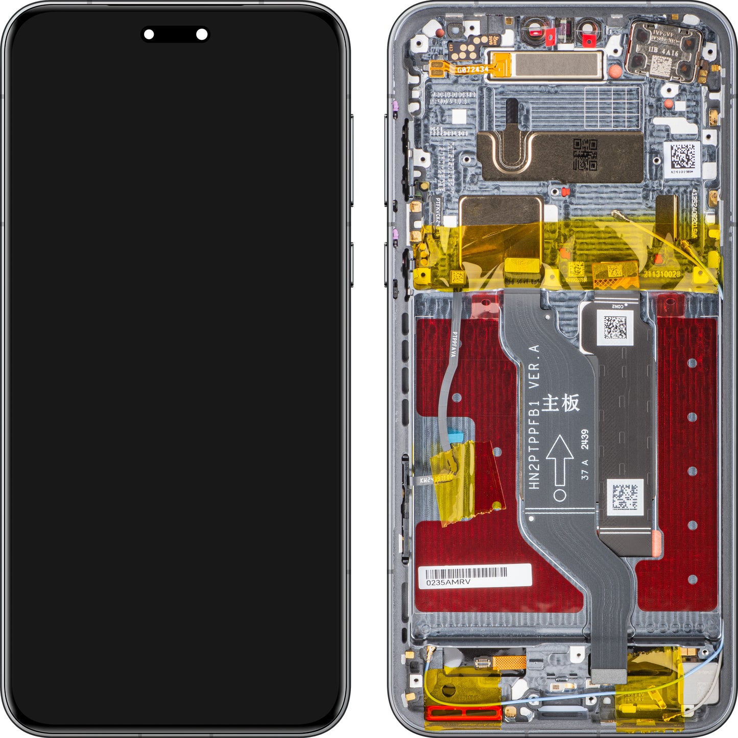 Display med Touchscreen Honor Magic7 Pro, med Ramme, Svart, Service Pack 0235AMRV