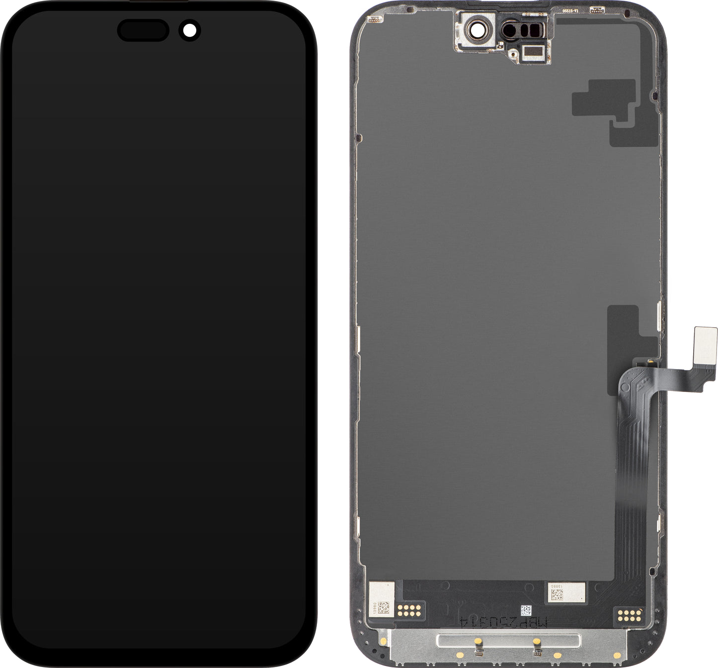 Display med JK Touchscreen for Apple iPhone 16 Plus, med ramme, LCD In-Cell IC Movable versjon, Svart