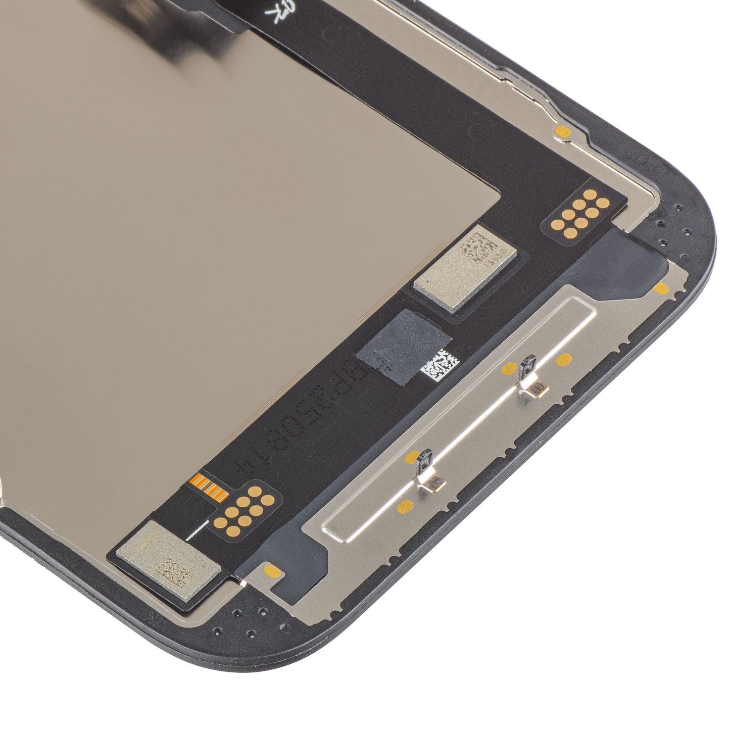 Display med Touchscreen JK for Apple iPhone 16, med ramme, LCD In-Cell IC Movable-versjon, Svart