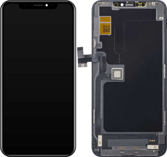 JK berøringsskjerm for Apple iPhone 11 Pro Max, med ramme, In-Cell LCD-versjon, svart