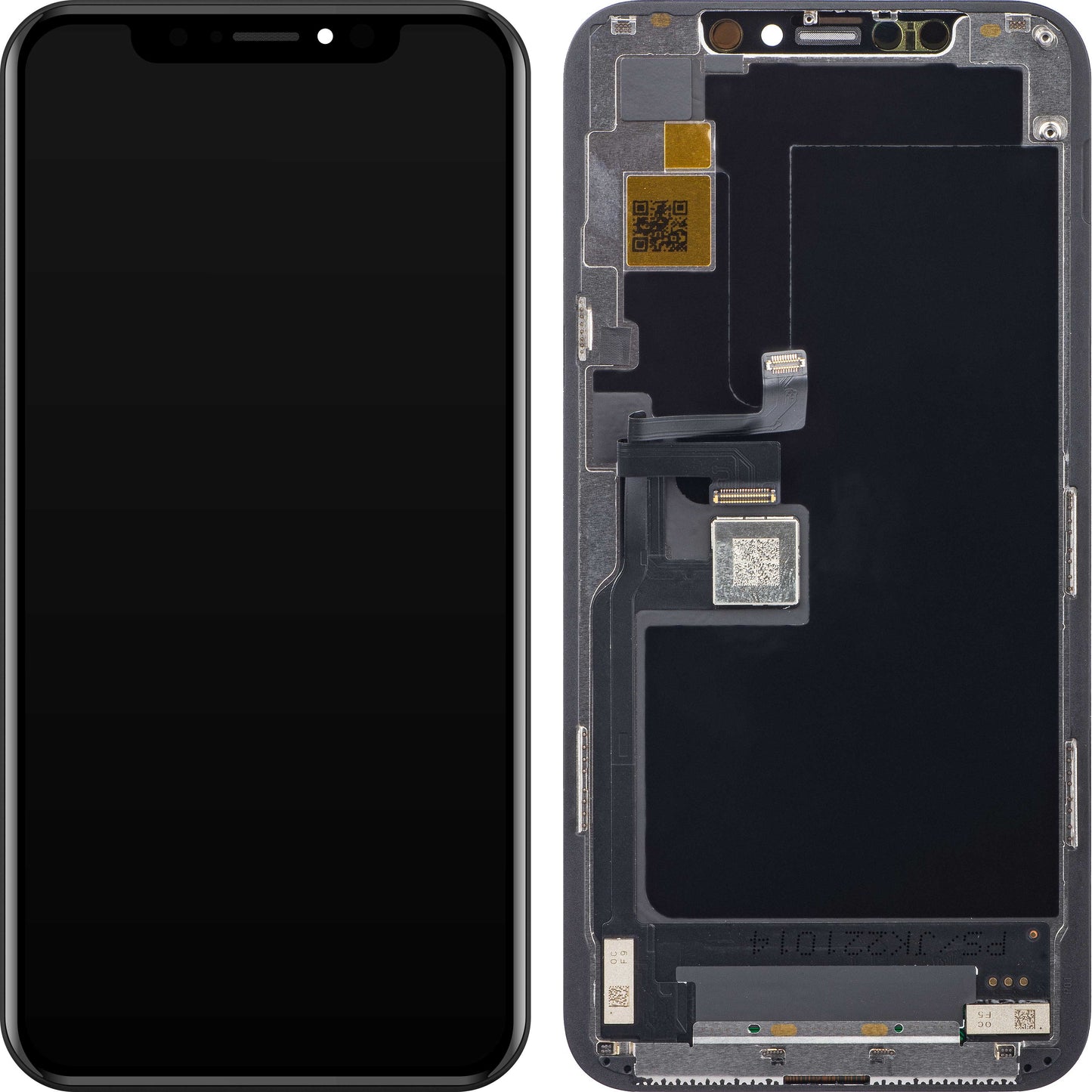 JK berøringsskjerm for Apple iPhone 11 Pro, med ramme, In-Cell LCD-versjon, svart