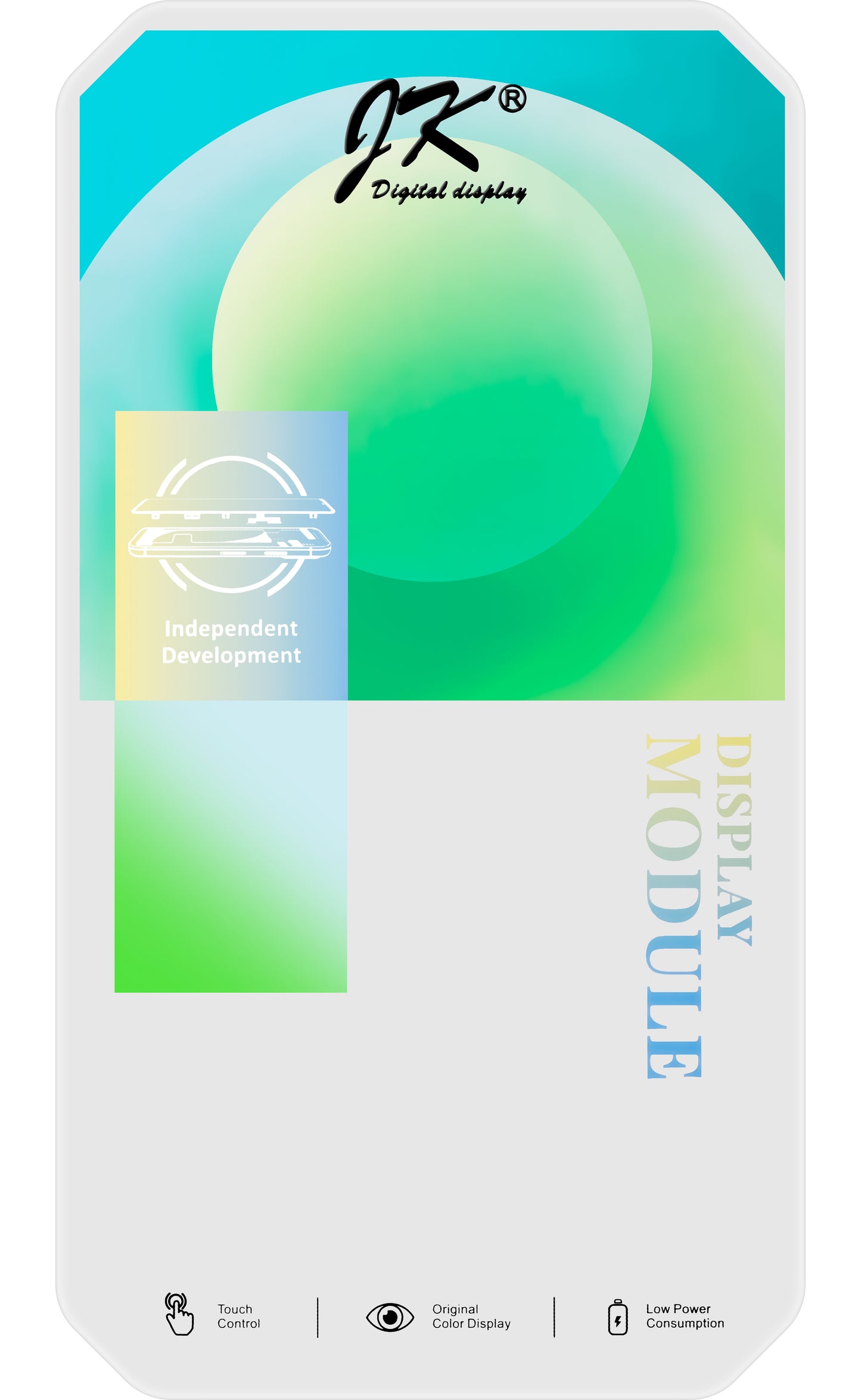 JK berøringsskjerm for Apple iPhone 13 Pro Max, med ramme, In-Cell LCD-versjon, svart