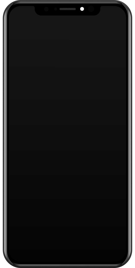 JK berøringsskjerm for Apple iPhone 11 Pro Max, med ramme, In-Cell LCD-versjon, svart