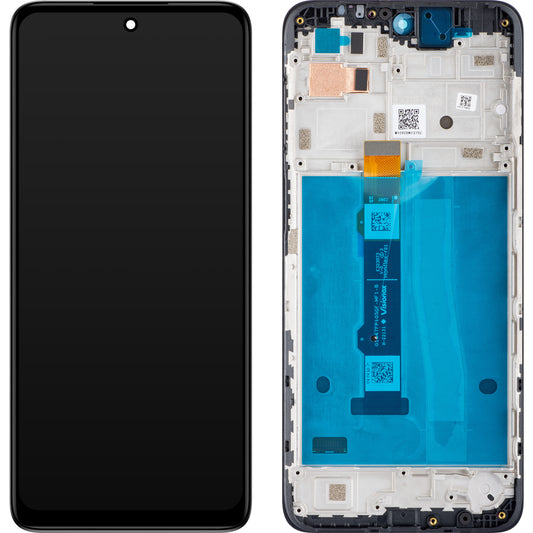 Berøringsskjerm Motorola Moto G42, med ramme, svart, Servicepakke 5D68C21049