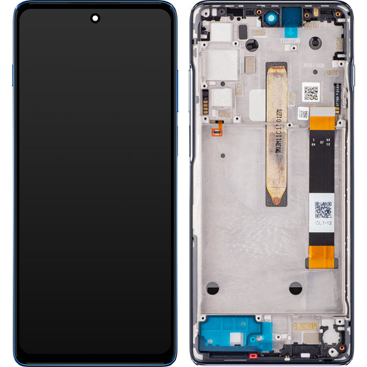 Berøringsskjerm Motorola Moto G200 5G, med ramme, blå, Service Pack 5D68C20181