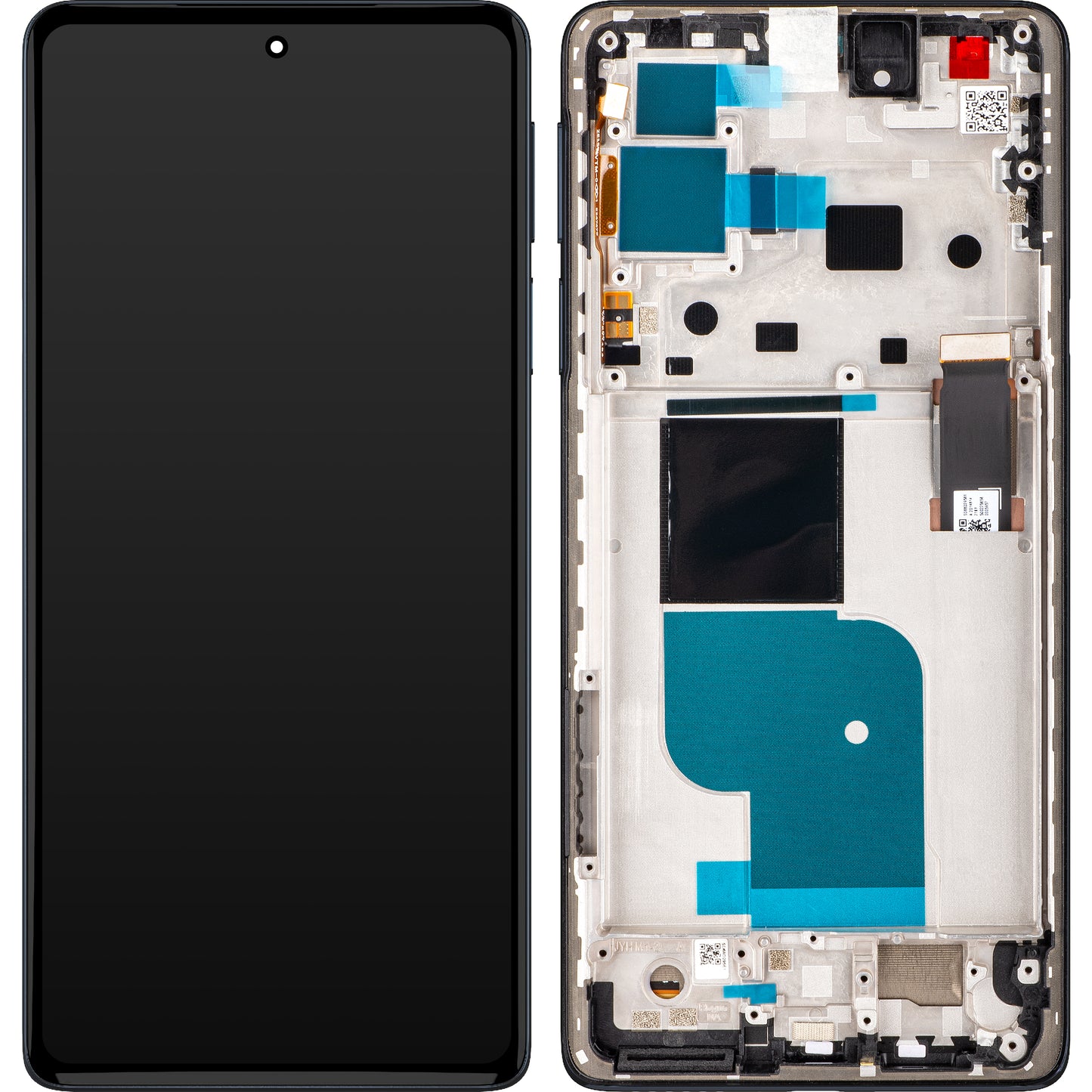 Berøringsskjerm Motorola Edge 30 Pro, med ramme, svart, Servicepakke 5D68C20263