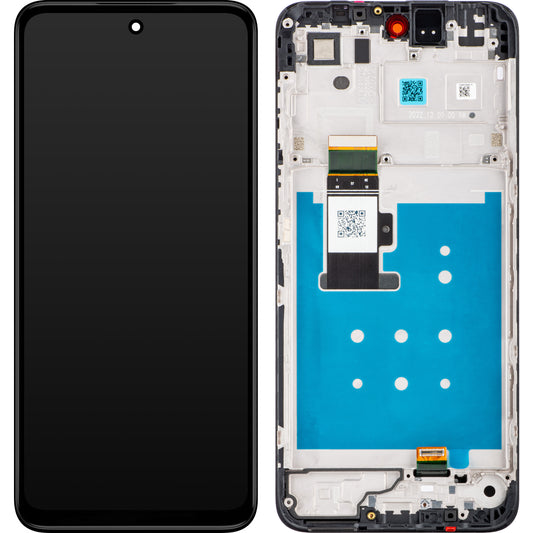 Berøringsskjerm Motorola Moto G23, med ramme, svart, Service Pack 5D68C22092