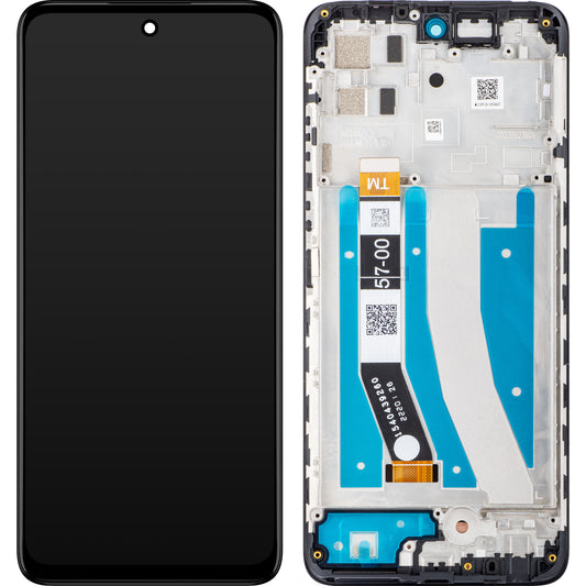Berøringsskjerm Motorola Moto G32, med ramme, Grå (Mineralgrå), Servicepakke 5D68C21151