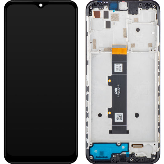 Display med berøringsskjerm Motorola Moto G30, med ramme, svart, Service Pack 5D68C18187
