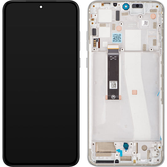 Berøringsskjerm Motorola Edge 30 Neo, med ramme, sølv (Ice Palace), Service Pack 5D68C21404