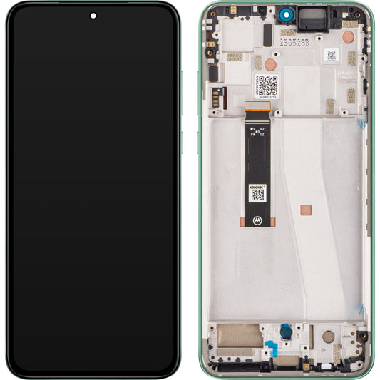 Berøringsskjerm Motorola Edge 30 Neo, med ramme, grønn (Aqua Foam), Service Pack 5D68C21406
