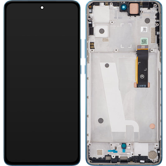 Berøringsskjerm Motorola Edge 30, med ramme, grønn (Aurora Green), Service Pack 5D68C20585