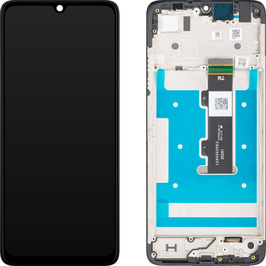 Display med Touchscreen Motorola Moto G06, med Ramme, Svart, Servicepakke 5D68C31263